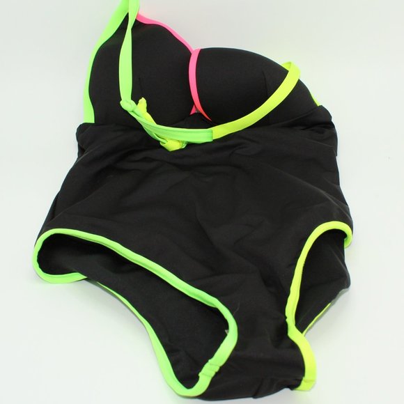 New Moschino One-piece Black/multi Swimsuit Size Small - Picture 4 of 5